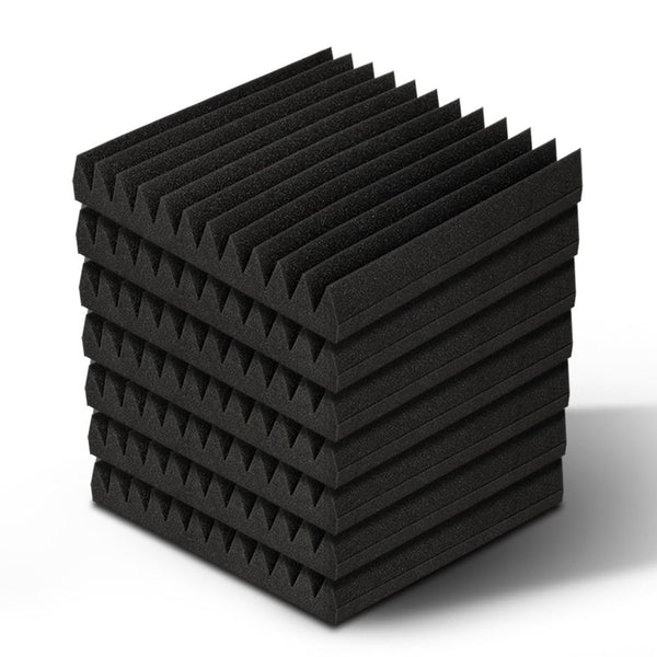 Alpha 60pcs Acoustic Foam Panels Tiles Studio Sound Absorbtion Wedge 30X30CM Tristar Online