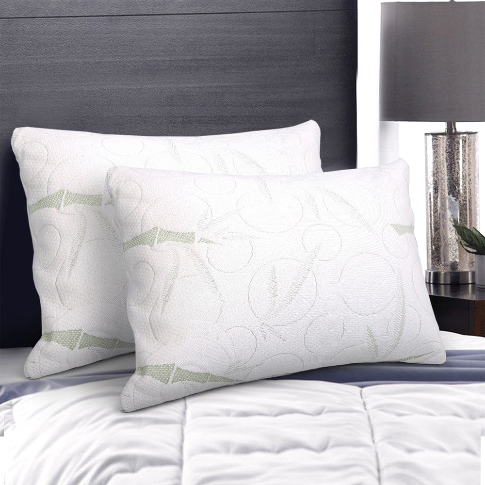 Giselle Bedding Set of 2 Bamboo Pillow with Memory Foam Tristar Online
