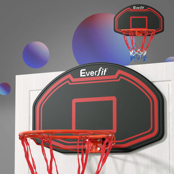 Everfit 38" Basketball Hoop Backboard Door Wall Mounted Ring Net Sports Kids Tristar Online