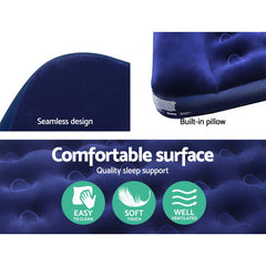 Bestway Single Size Inflatable Air Mattress - Navy Tristar Online