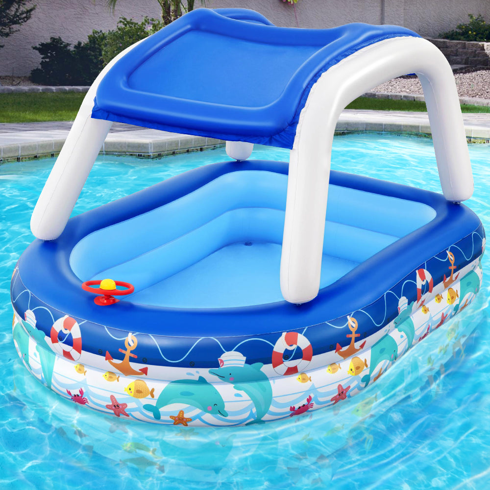 Bestway Kids Play Pools Above Ground Inflatable Swimming Pool Canopy Sunshade Tristar Online