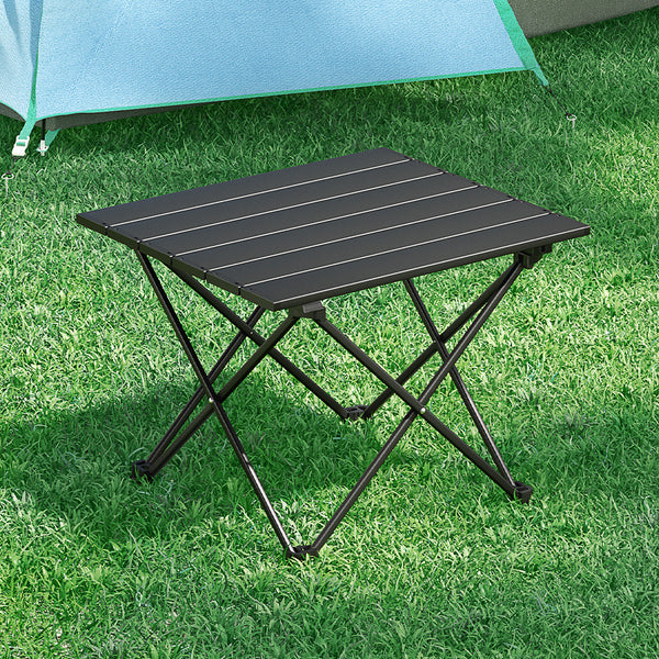 Weisshorn Folding Camping Table 40cm Aluminium Portable Outdoor Picnic BBQ Tristar Online