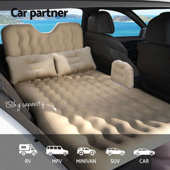 Weisshorn Car Mattress 176x80 Inflatable SUV Back Seat Camping Bed Beige Tristar Online