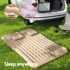 Weisshorn Car Mattress 175x130 Inflatable SUV Back Seat Camping Bed Beige Tristar Online
