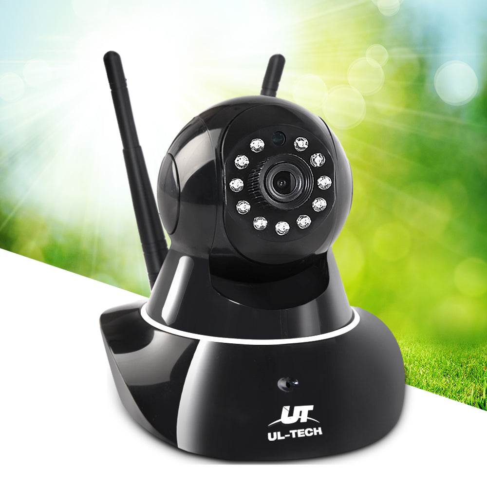 UL Tech 1080P WIreless IP Camera - Black Tristar Online