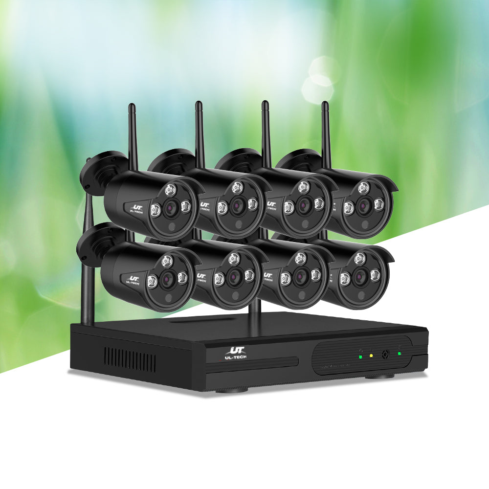 UL-TECH 3MP 8CH Wireless Security Camera NVR Video Tristar Online
