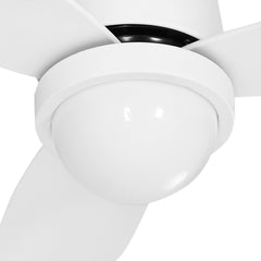 Devanti Ceiling Fan DC Motor LED Light Remote Control Ceiling Fans 52'' White Tristar Online
