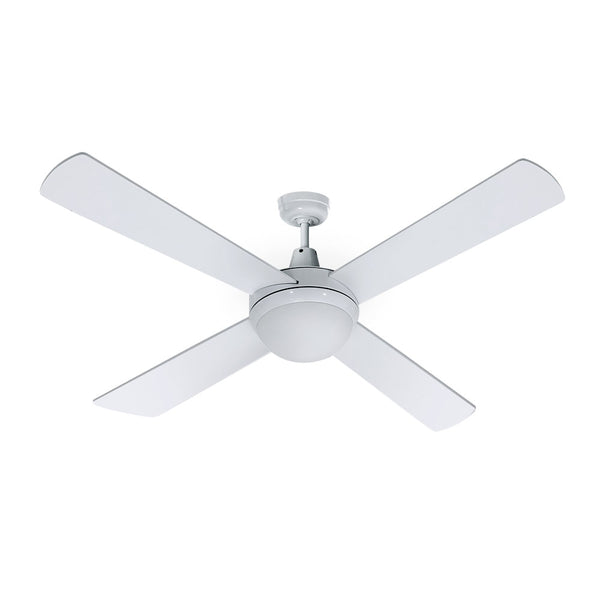 Devanti 52'' Ceiling Fan AC Motor w/Light w/Remote - White Tristar Online