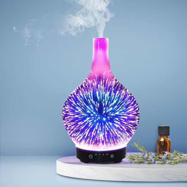 Aroma Diffuser 3D LED Light Oil Firework Air Humidifier 100ml Tristar Online