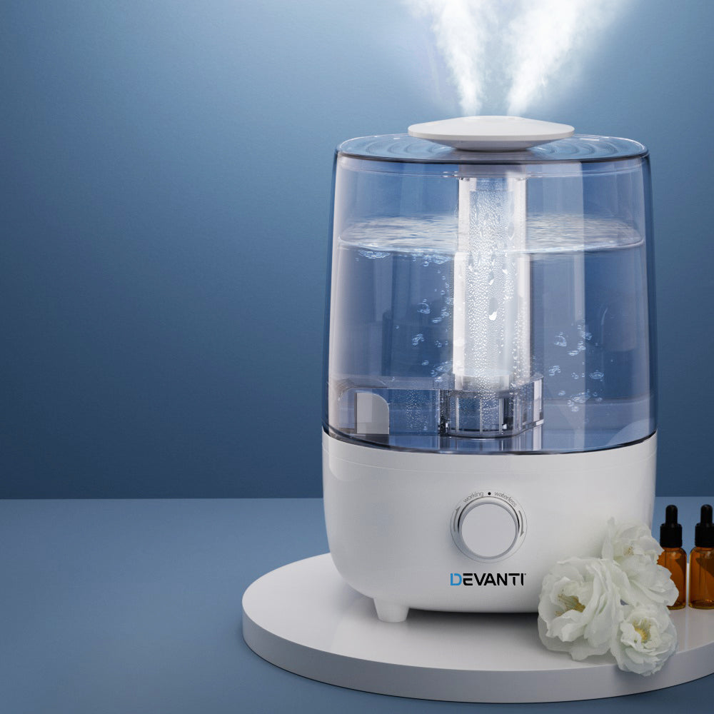 Devanti 4L Air Humidifier Ultrasonic Purifier Mist Aroma Diffuser Aromatherapy Tristar Online