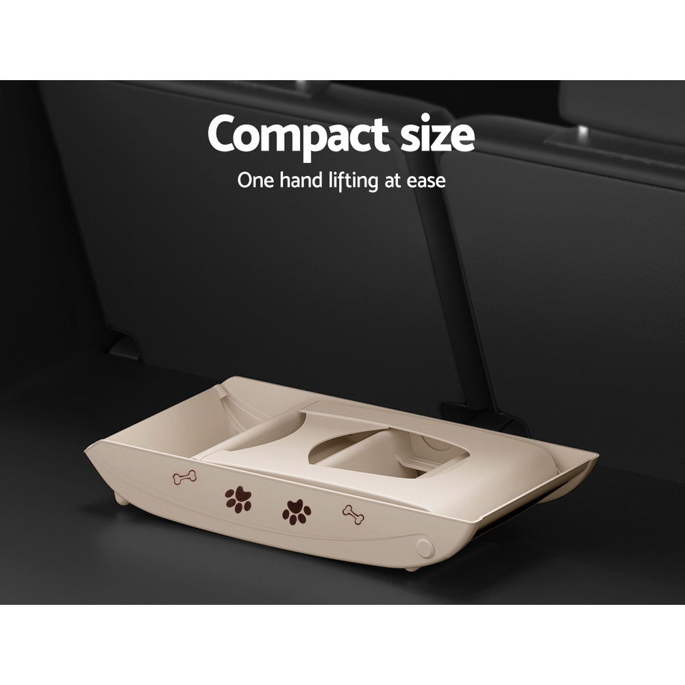 i.Pet Dog Ramp Steps For Bed Sofa Car Pet Stairs Ladder Indoor Foldable Beige Tristar Online