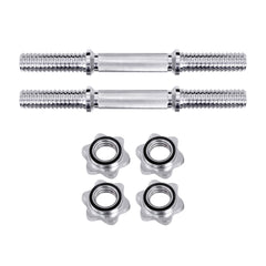45cm Dumbbell Bar Solid Steel Pair Gym Home Exercise Fitness 150KG Capacity Tristar Online