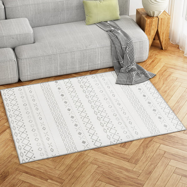 Artiss Floor Rugs 120x160cm Washable Area Mat Large Carpet Soft Short Pile Una Tristar Online