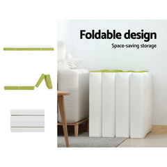 Giselle Bedding Foldable Mattress Folding Foam Single Green Tristar Online