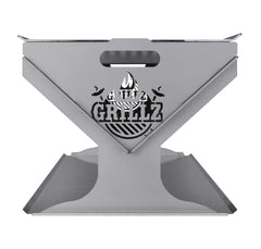 Grillz Fire Pit BBQ Grill Steel Tristar Online