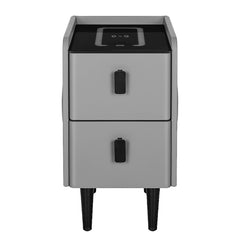 Artiss Smart Bedside Table 2 Drawers with Wireless Charging Ports LED Grey AIDA Tristar Online