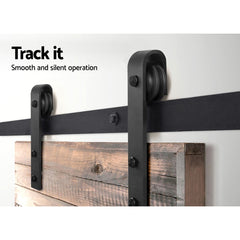 Cefito Sliding Barn Door Hardware Track Set 1.83m Tristar Online