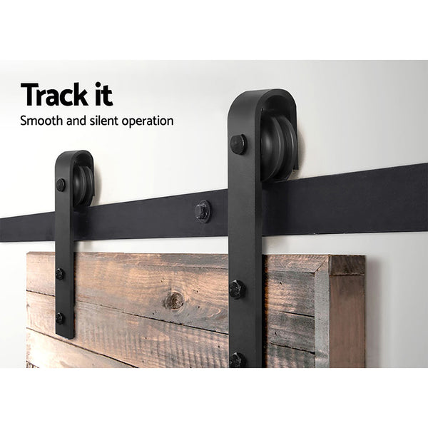 Cefito Sliding Barn Door Hardware Track Set 3.66m Tristar Online