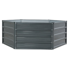 Greenfingers 2x Garden Bed 130x130x46cm Planter Box Raised Container Galvanised Tristar Online