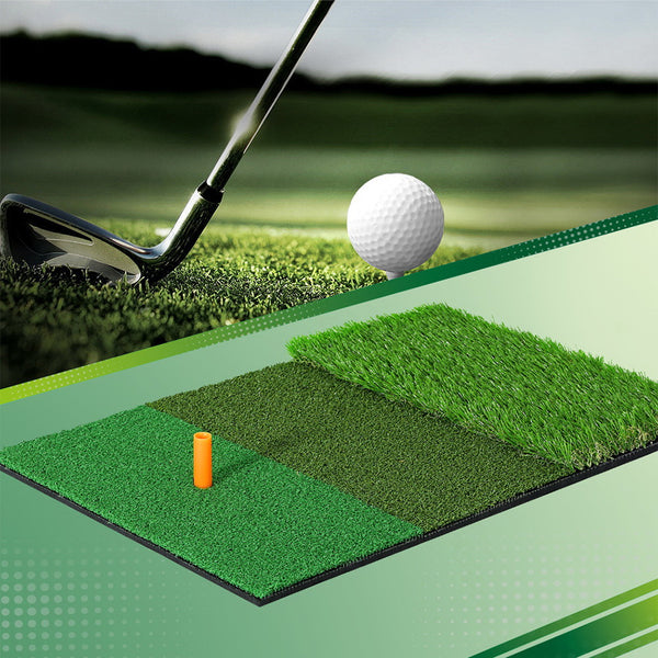 Everfit Golf Hitting Mat Portable DrivingÂ Range PracticeÂ Training Aid 3 in 1 Tristar Online