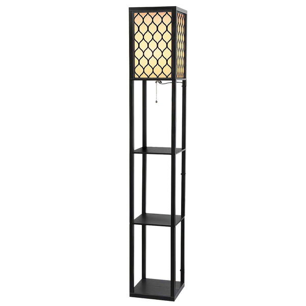Artiss Floor Lamp Storage Shelf LED Lamps Vintage Standing Reading Light Bedroom Tristar Online