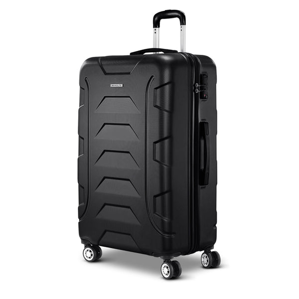 Wanderlite 28" 75cm Luggage Trolley Travel Suitcase Set TSA Hard Case Lightweight Strap Tristar Online