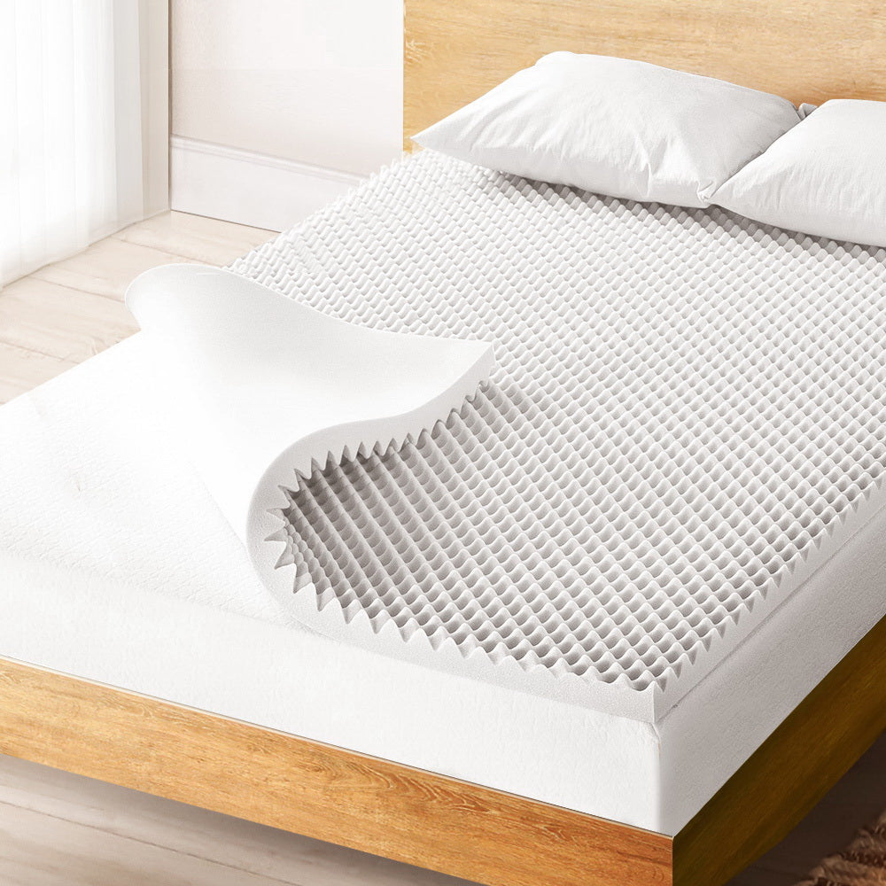 Giselle Bedding Memory Foam Mattress Topper Egg Crate 5cm Queen Tristar Online
