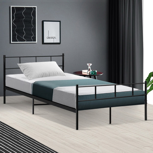 Artiss Bed Frame King Single Metal Bed Frames SOL Tristar Online