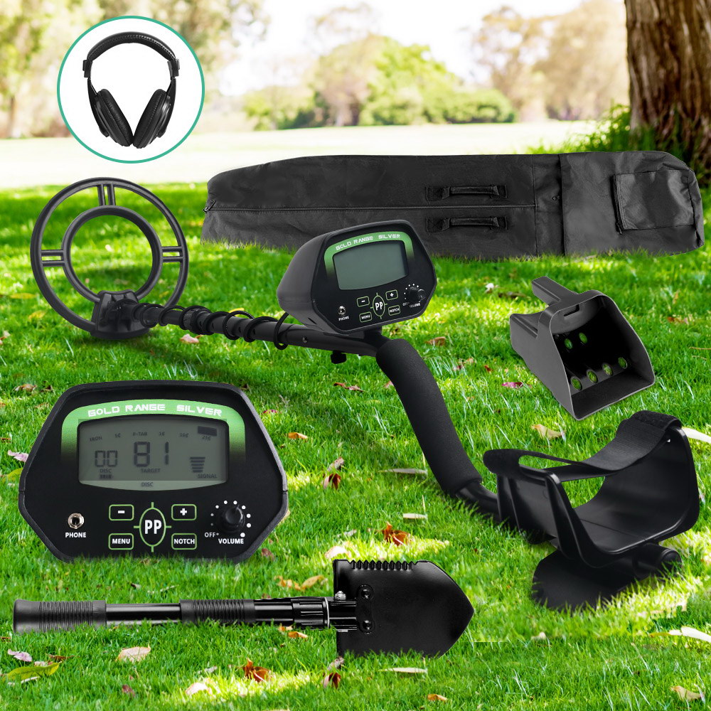Deep Sensitive Metal Detector Searching Gold Digger Treasure Hunter LCD Shovel Sand Scoop Tristar Online