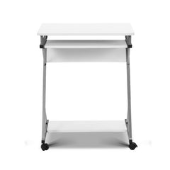 Artiss Metal Pull Out Table Desk - White Tristar Online