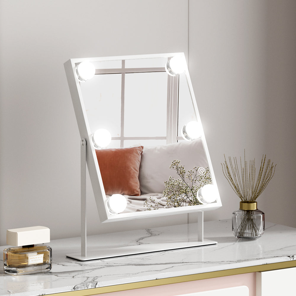 Embellir Bluetooth LED Makeup Mirror Mirrors Lighted Vanity Hollywood 25X30CM Tristar Online