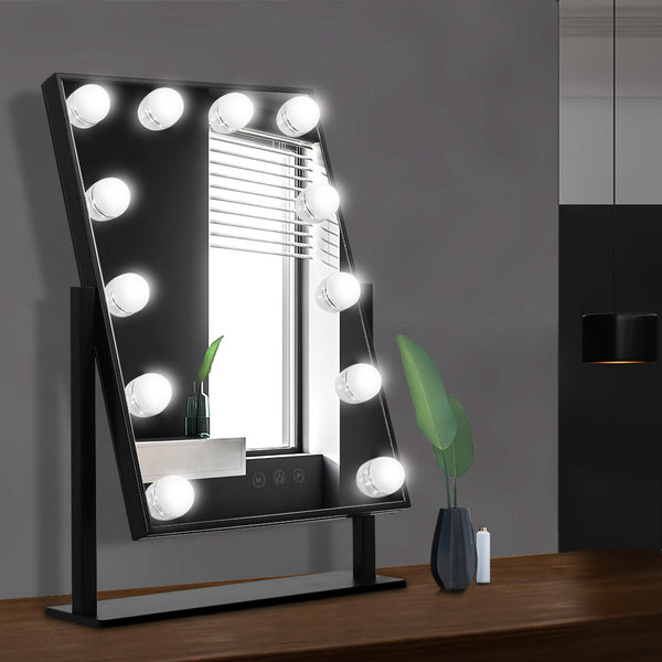 Embellir LED Standing Makeup Mirror - Black Tristar Online