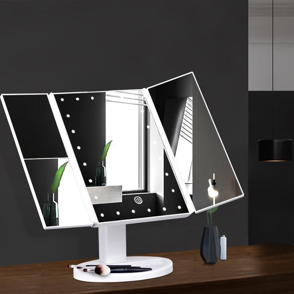 Embellir LED  Tri-Fold Make Up Mirror Tristar Online