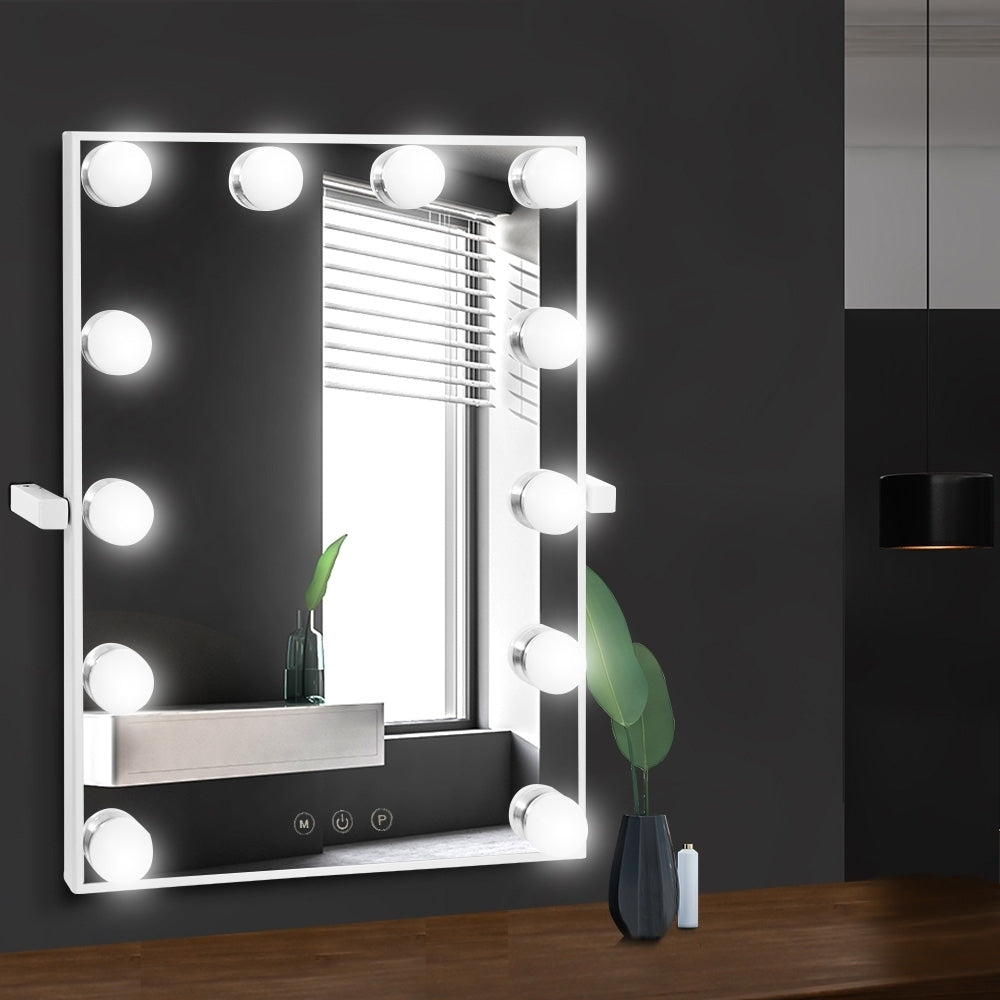 Embellir Hollywood Wall mirror Makeup Mirror With Light Vanity 12 LED Bulbs Tristar Online
