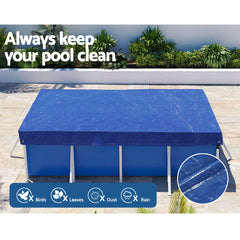 Aquabuddy Pool Cover 3x2m Above-ground Swimming Pool Blanket Blue Tristar Online