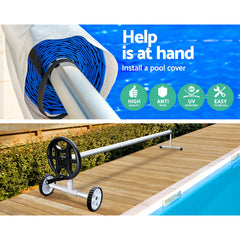 Aquabuddy Pool Cover Roller 4m Adjustable Swimming Pool Solar Blanket Reel Tristar Online