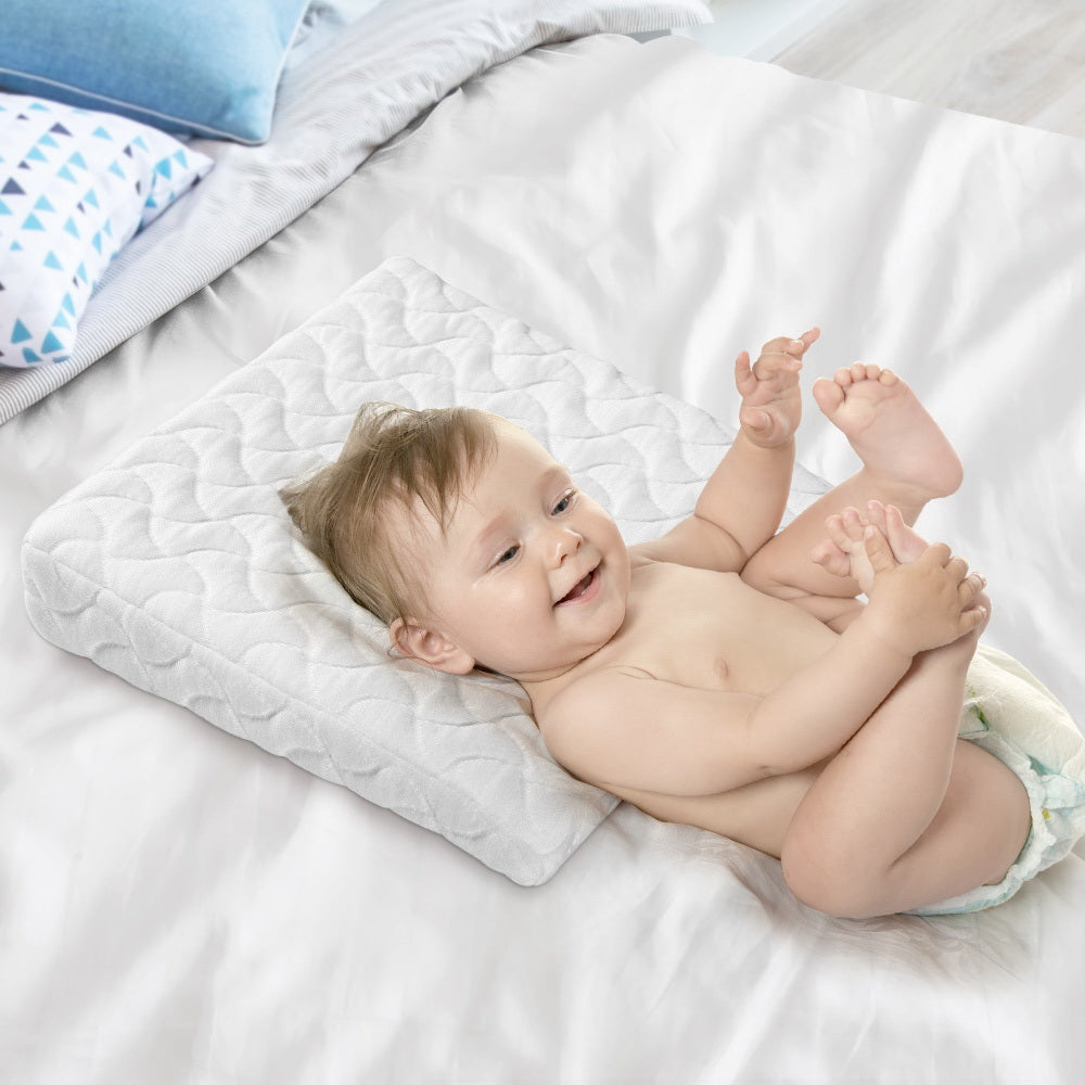 Giselle Wedge Pillow Memory Foam Baby Pillows Bed Cushion Neck Back Support Tristar Online