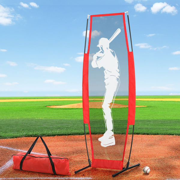 Everfit Baseball Pitching Kit with Rack Rebound Net Softball Training Aid Tristar Online