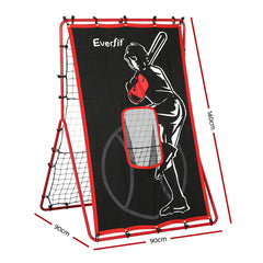 Everfit 2 in 1 Baseball Net Target Zone Rebound Net Pitching Target Hitter Tristar Online