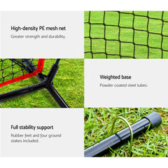 Everfit Portable Baseball Training Net Stand Softball Practice Sports Tennis Tristar Online