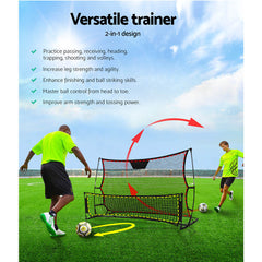 Everfit Portable Soccer Rebounder Net Volley Training Football Goal Pass Trainer Tristar Online