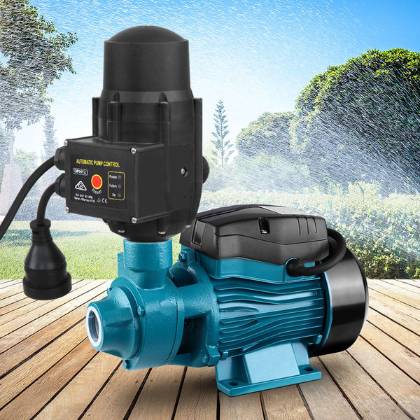 Giantz Peripheral Water Pump Garden Boiler Car Wash Auto Irrigation QB60 Black Tristar Online