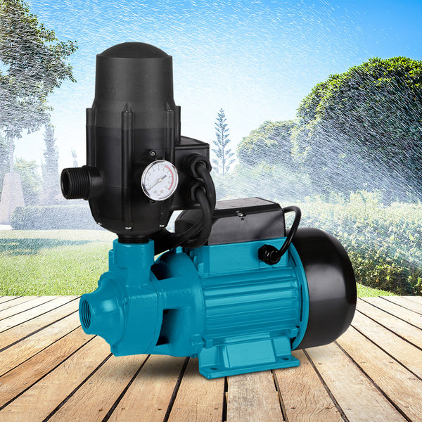 Giantz Peripheral Water Pump Garden Boiler Car Wash Auto Irrigation QB80 Black Tristar Online
