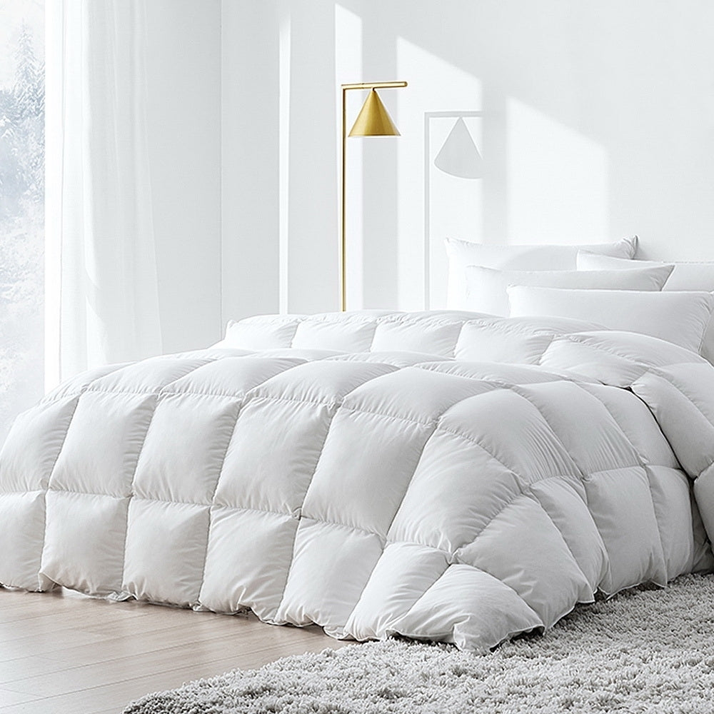 Giselle Bedding Duck Down Feather Quilt 500GSM Queen Size Tristar Online