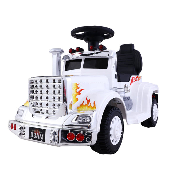 Ride On Cars Kids Electric Toys Car Battery Truck Childrens Motorbike Toy Rigo White Tristar Online