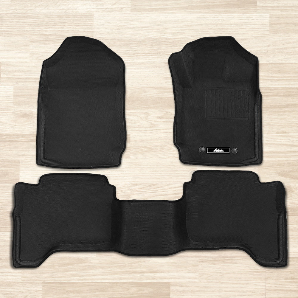 Weisshorn Car Floor Mats Rubber Fits Mazda BT50 Dual Crew Cab 2012-2021 3D BT-50 Tristar Online