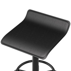 Artiss Salon Stool Swivel Height Adjustable Square Barber Spa Chair PU Black Tristar Online