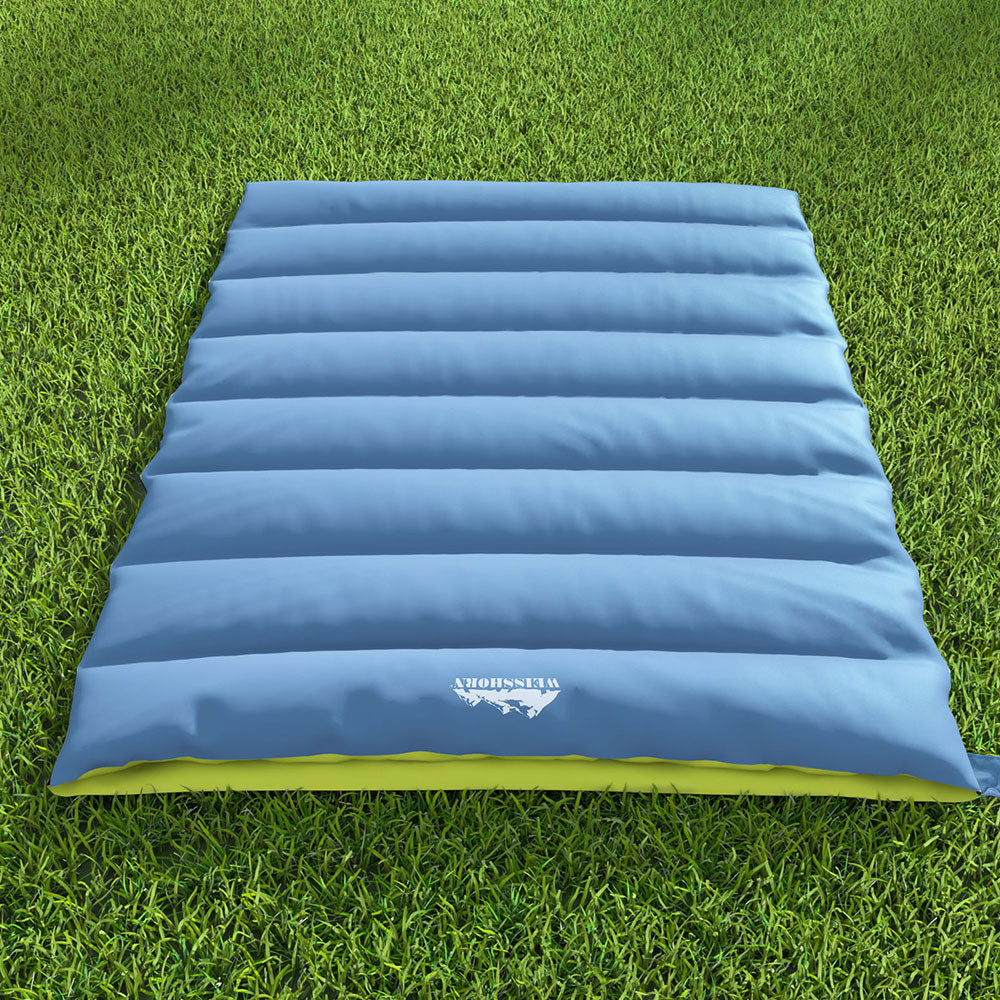 Weisshorn Sleeping Bag Double Bags Thermal Camping Hiking Tent Grey -5°C Tristar Online