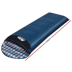 Weisshorn Sleeping Bag Single Camping Hiking Winter Thermal Tristar Online