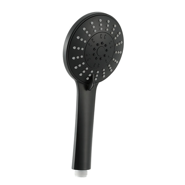 Handheld Shower Head 4.5" High Pressure 5 Modes Poweful Round Black Tristar Online